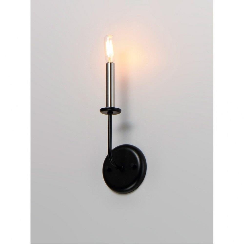 Maxim Lighting 10321SBR Wesley 1 Light 4.75 inch Satin Brass Wall Sconce - Lit on Wall