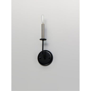 Maxim Lighting 10321SBR Wesley 1 Light 4.75 inch Satin Brass Wall Sconce - Side Profile on Wall