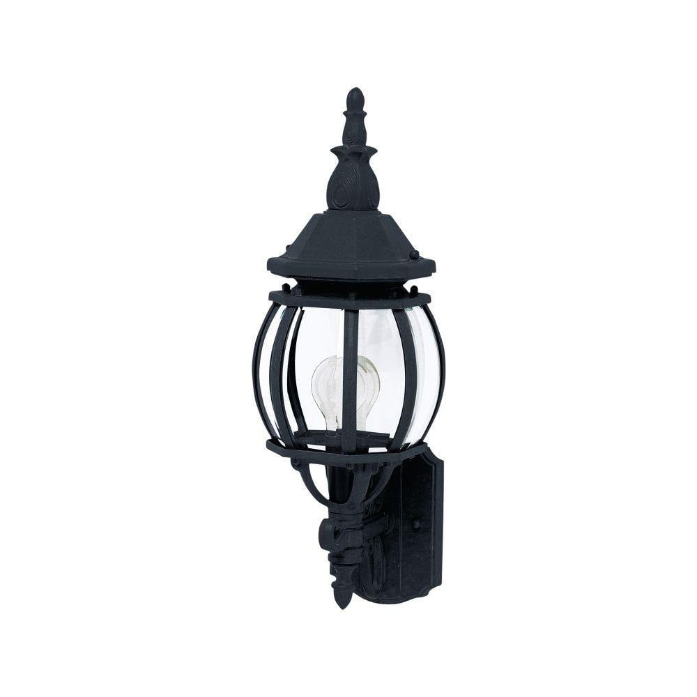 Maxim Lighting 1032BK Crown Hill 1 Light Black Outdoor Wall Lantern