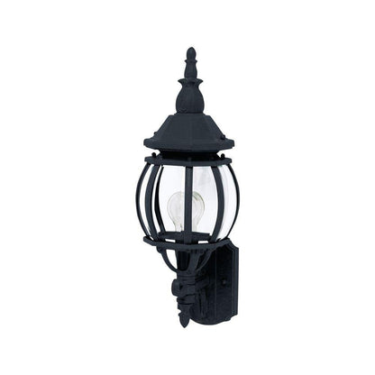 Maxim Lighting 1032BK Crown Hill 1 Light Black Outdoor Wall Lantern