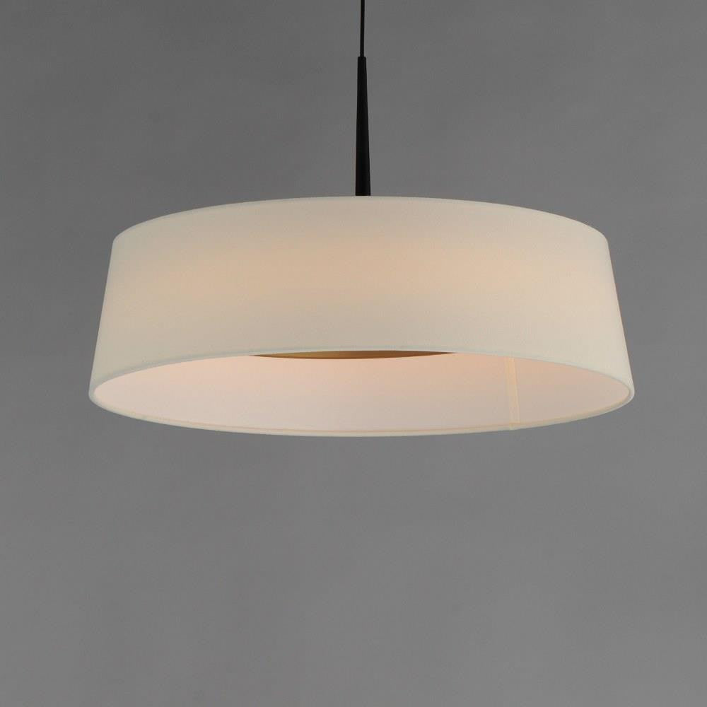 Maxim Lighting 10336OFNAB Paramount Natural Aged Brass 1 Light LED Pendant - angled view