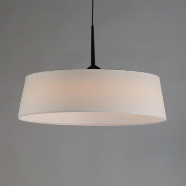 Maxim Lighting 10336 Paramount Matte Black 1 Light LED Pendant - full hanging view