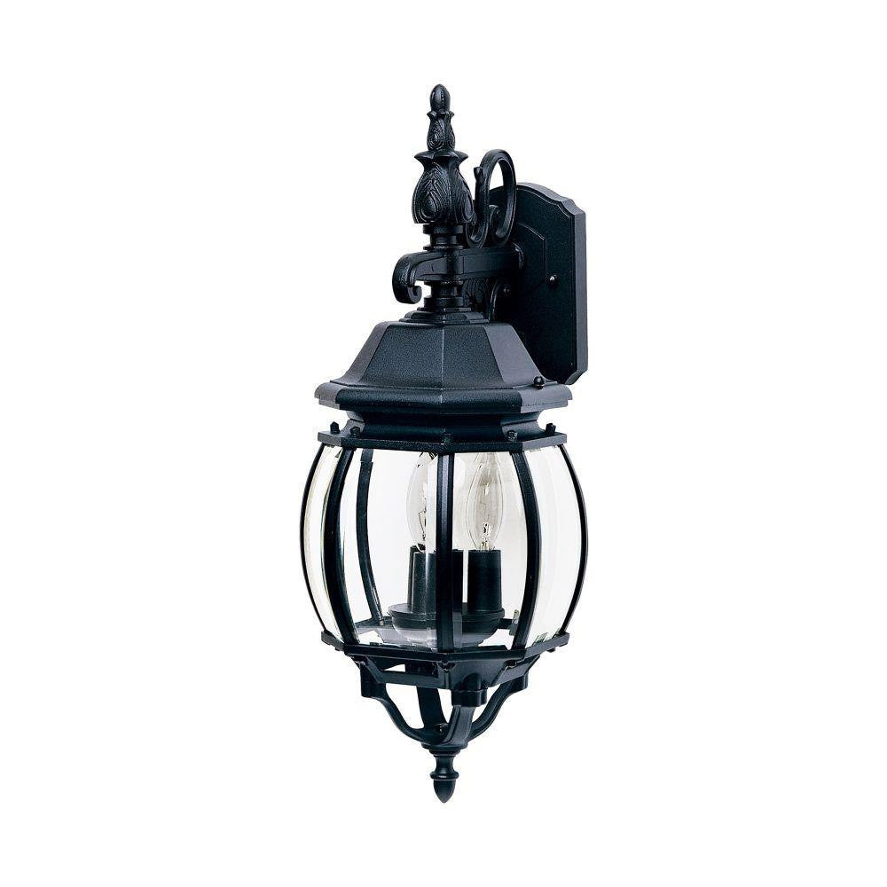 Maxim Lighting 1034BK Crown Hill 3 Light 23 inch Black Outdoor Wall Light