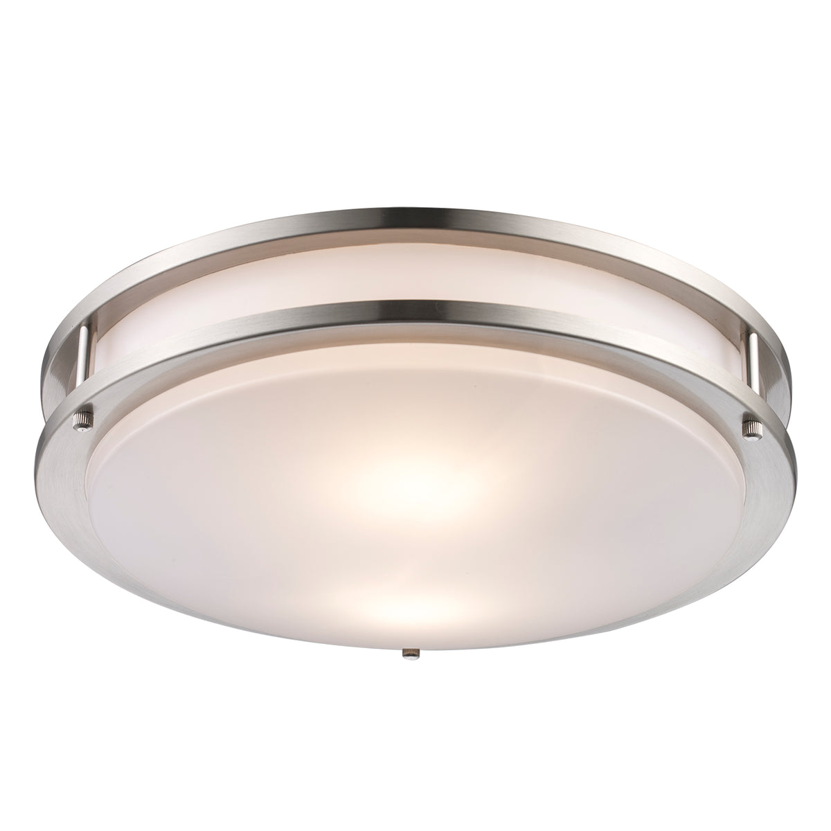 Trans Globe Lighting 10361 BN Dash brushed nickel flush mount ceiling light on