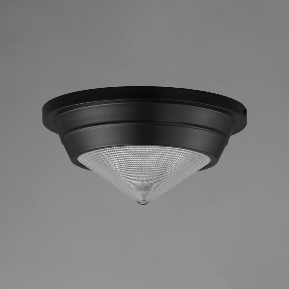 Maxim Lighting 10390PRBK Hargreaves Black Flush Mount Ceiling Light - Installed View