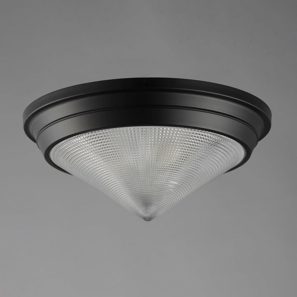 Maxim Lighting 10399PRNAB Hargreaves Flush Mount Ceiling Light Close-Up View