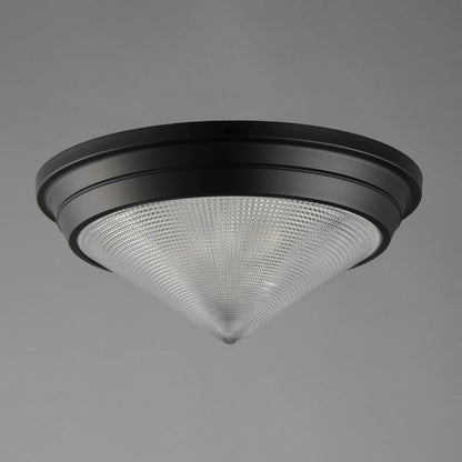 Maxim Lighting 10399PRNAB Hargreaves Flush Mount Ceiling Light Close-Up View