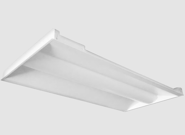 Eiko VOL24/PS85/840/UD-EM8 2x4 Volumetric Troffer with 8W Emergency Battery, Selectable Wattage 85/70/60W, Color Temperature 4000K, Voltage 120-277V 0-10V Dimming