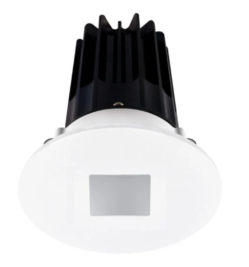 Lotus LED Lights LED-2-S8W2-3018K-2RRAK-2RSH 2 inch Recessed Downlight LED, Wattage 8W, Color Temperature Dim to Warm 3000-1800K, Lumens 600 lm, 38° Beam Angle, Alzak Reflector, Round Trim Square Hole