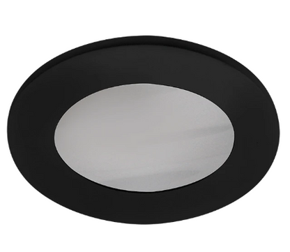 Lotus LED Lights LED-2-S8W2-3018K-2RRAK-2RST-BK-24D 2 inch Recessed Downlight LED, Wattage 8W, Dim to Warm 3000-1800K, Lumens 600 lm, 24° Beam Angle, Alzak Reflector,  Round Shower Trim, Black