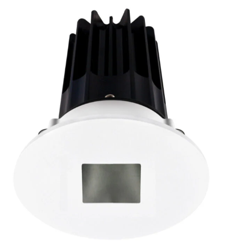 Lotus LED Lights LED-2-S8W2-5CCT-2RRCH-2RSH-60D 2 inch Recessed Downlight LED, Wattage 8W, Multi-Color Temperature, Lumens 600 lm, 60° Beam Angle, Chrome Reflector Round Trim Square Hole, Black