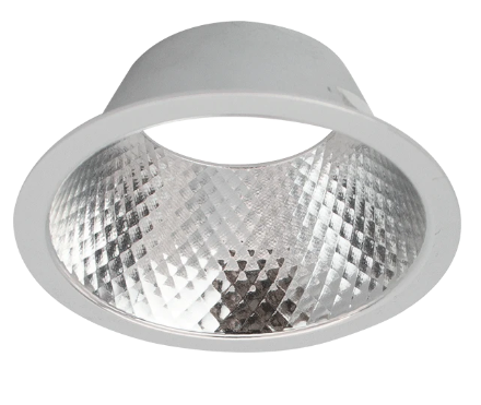 Lotus LED Lights LED-2-S8W2-3018K-2RRDM-2RTWH-24D 2 inch Recessed Downlight LED, Wattage 8W, Dim to Warm 3000-1800K, Lumens 600 lm, 24° Beam Angle, Diamond Reflector, Round White Trim