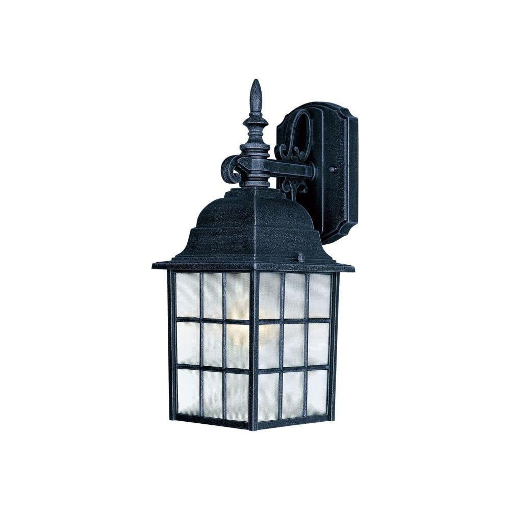 Maxim Lighting 1051BK North Church 1 Light 14.25 Inch Black Outdoor Wall Lantern
