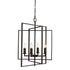Trans Globe Lighting 10595 ROB El Capitan 4 Light Rubbed Oil Bronze Pendant Ceiling Light