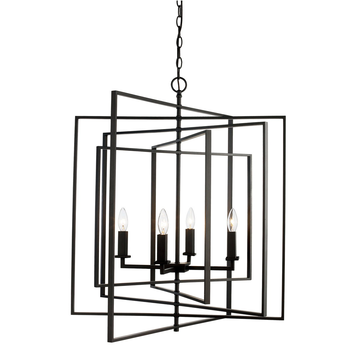 Trans Globe Lighting El Capitan 4 light rubbed oil bronze chandelier