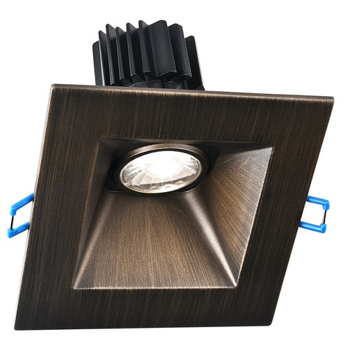 Lotus LED Lights LSG3-3018K-HO-5SSL-ORB 5" Square Sloped Regressed Gimbal LED Downlight - High Output - 11W - Dim To Warm / 3K-18K - 760 Lumens - 120V - Oil Rubbed Bronze