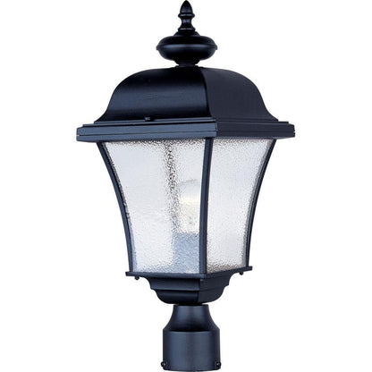 Maxim Lighting 1065BK Senator 1 Light 9 inch Black Outdoor Pole Post Mount