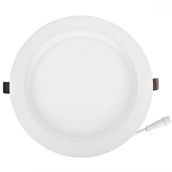 Eiko SDL6RBA930DWW 6in Slim Down Light Round Baffles -  90CRI - CCT 3000K Dimming Wet Location White