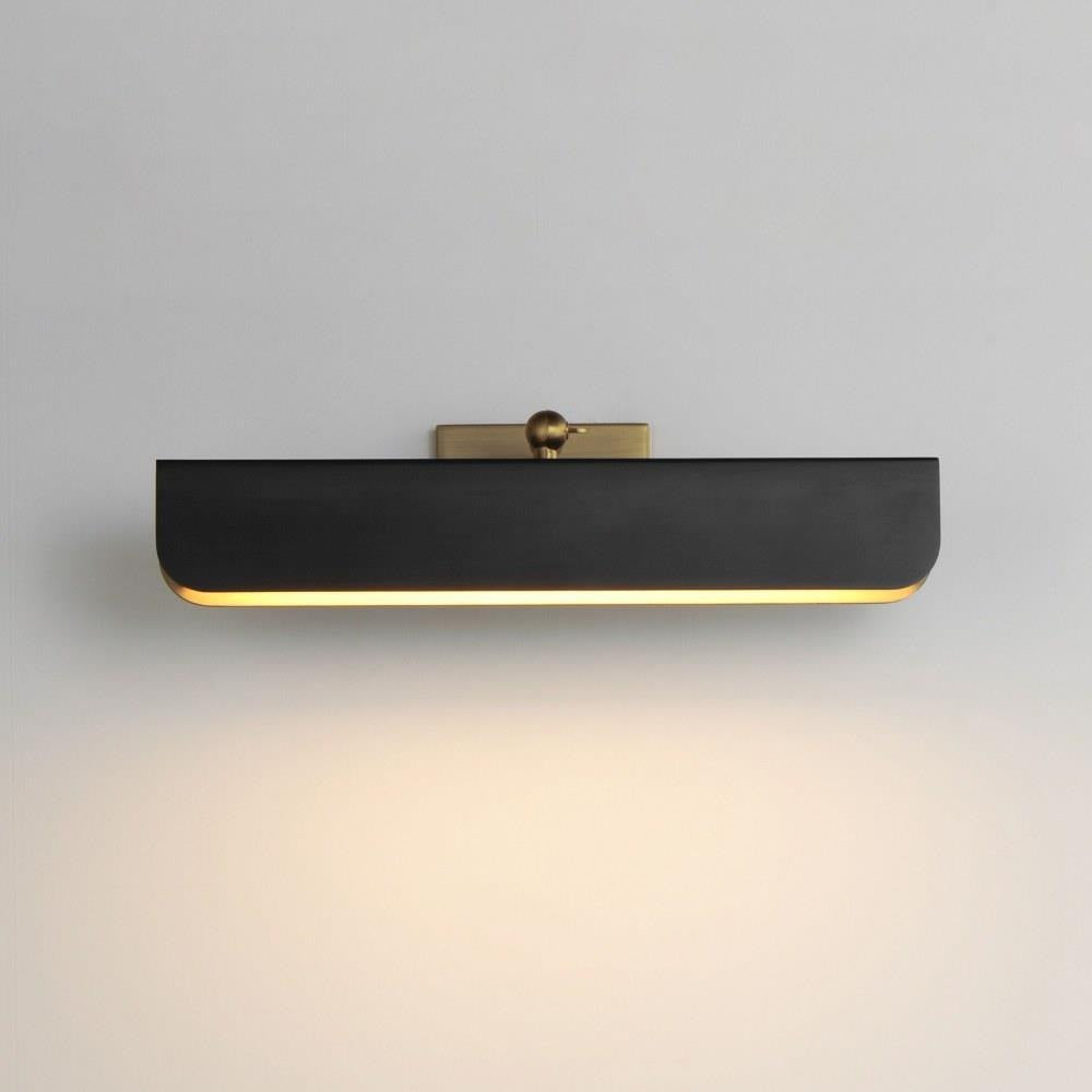 Maxim Lighting 10711WTBKNAB Miles LED Wall Sconce Illuminated Warm White Light