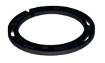 Lotus LED Lights 107BP-BK Surface Mount Brackets for LED Puck Lights - Black