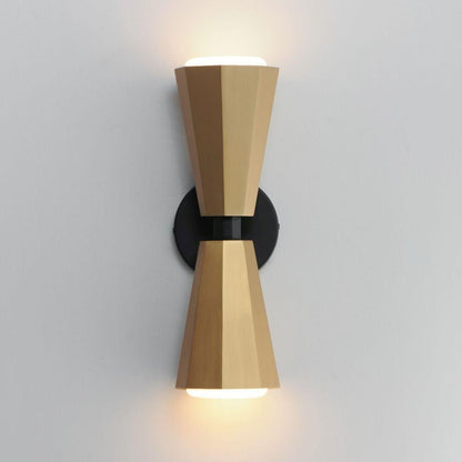 Maxim Lighting 10810SWBKAB Rizzo Wall Sconce Illuminated on Wall