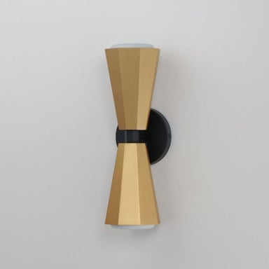 Maxim Lighting 10810SWBKAB Rizzo Wall Sconce Angled View