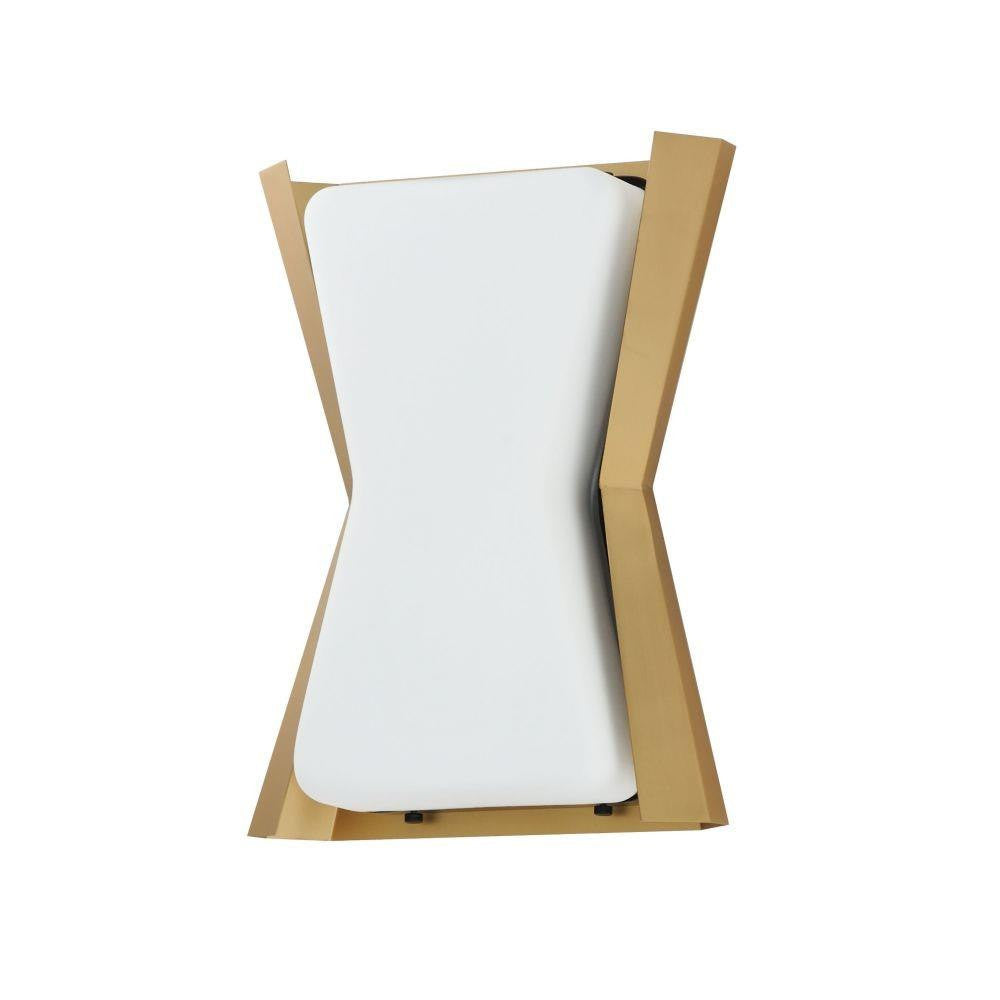 Maxim Lighting 10819SWBKAB Rizzo 2 Light 16 inch Black/Aged Brass Flush Mount Ceiling Light - Front View