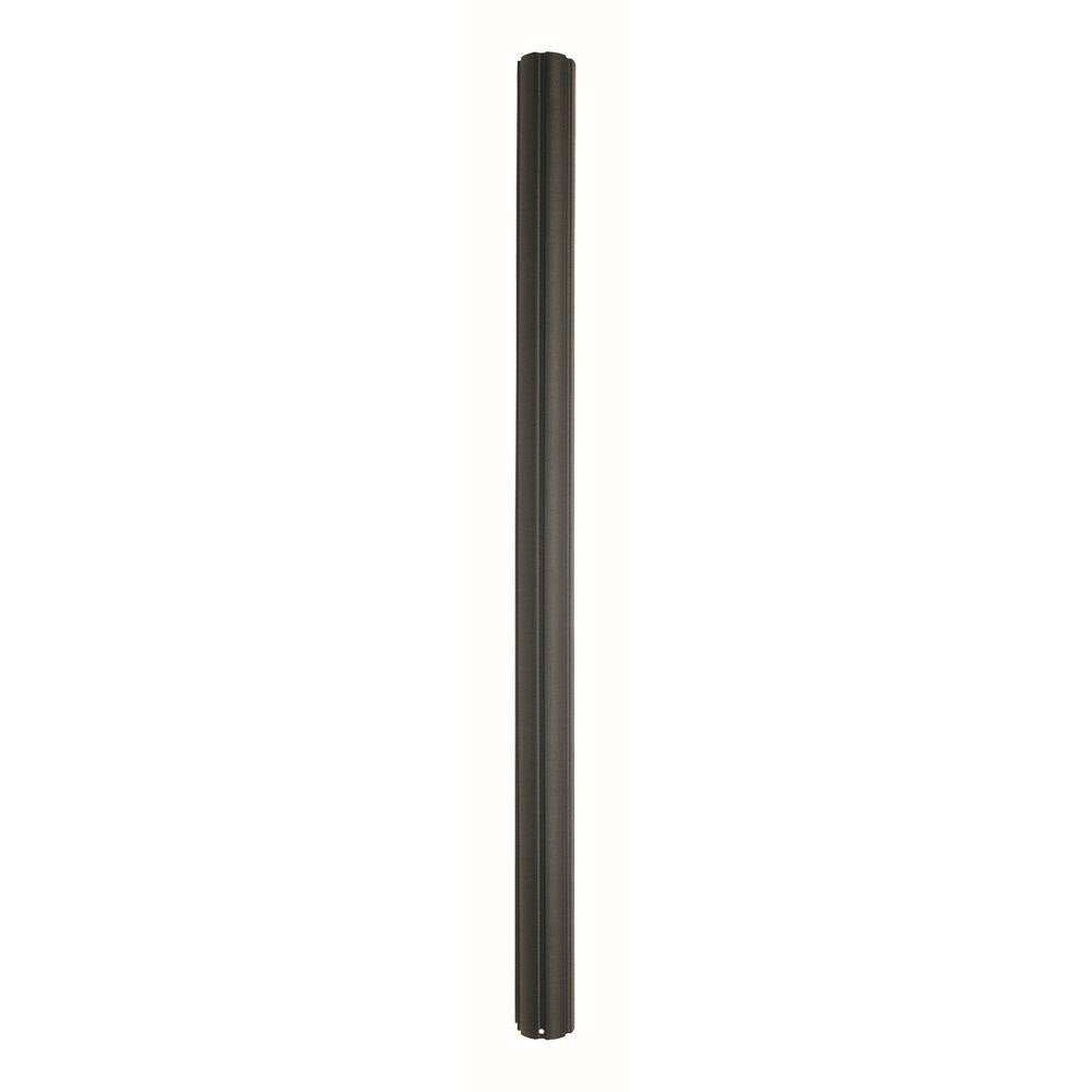 Maxim Lighting 1093BK Black 84 Inch Burial Pole with Photo Cell Front View