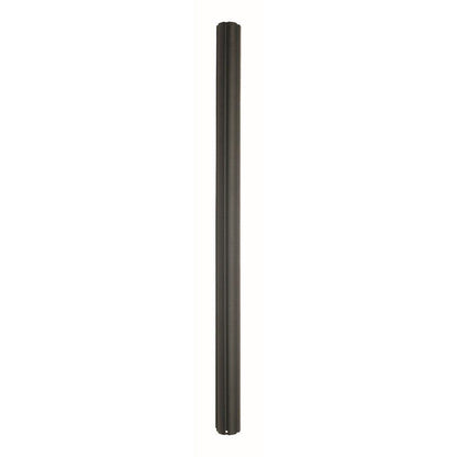 Maxim Lighting 1093BK Black 84 Inch Burial Pole with Photo Cell Front View