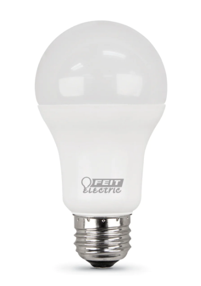 Feit Electric A1600/830/10KLED/6 A19 Soft White Non Dimmable General Purpose LED Blub Light, Color Temperature 3000K, Wattage 15W  , Voltage 120V - 6 Pack