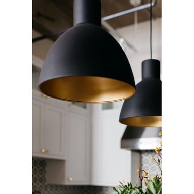 Maxim Lighting 11026SN Cora 1 Light Pendant Ceiling Light Lifestyle Kitchen Setting