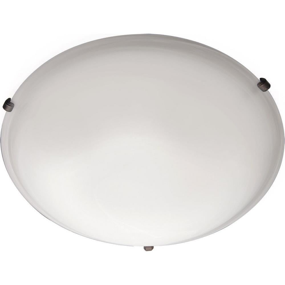 Maxim Lighting 11060MRSN Malaga 4 Light 20 Inch Oil Rubbed Bronze Flush Mount Ceiling Light
