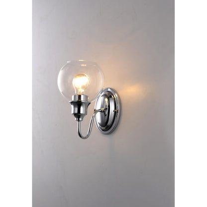Maxim Lighting 1111CLPC Ballord Polished Chrome Wall Sconce Illuminated
