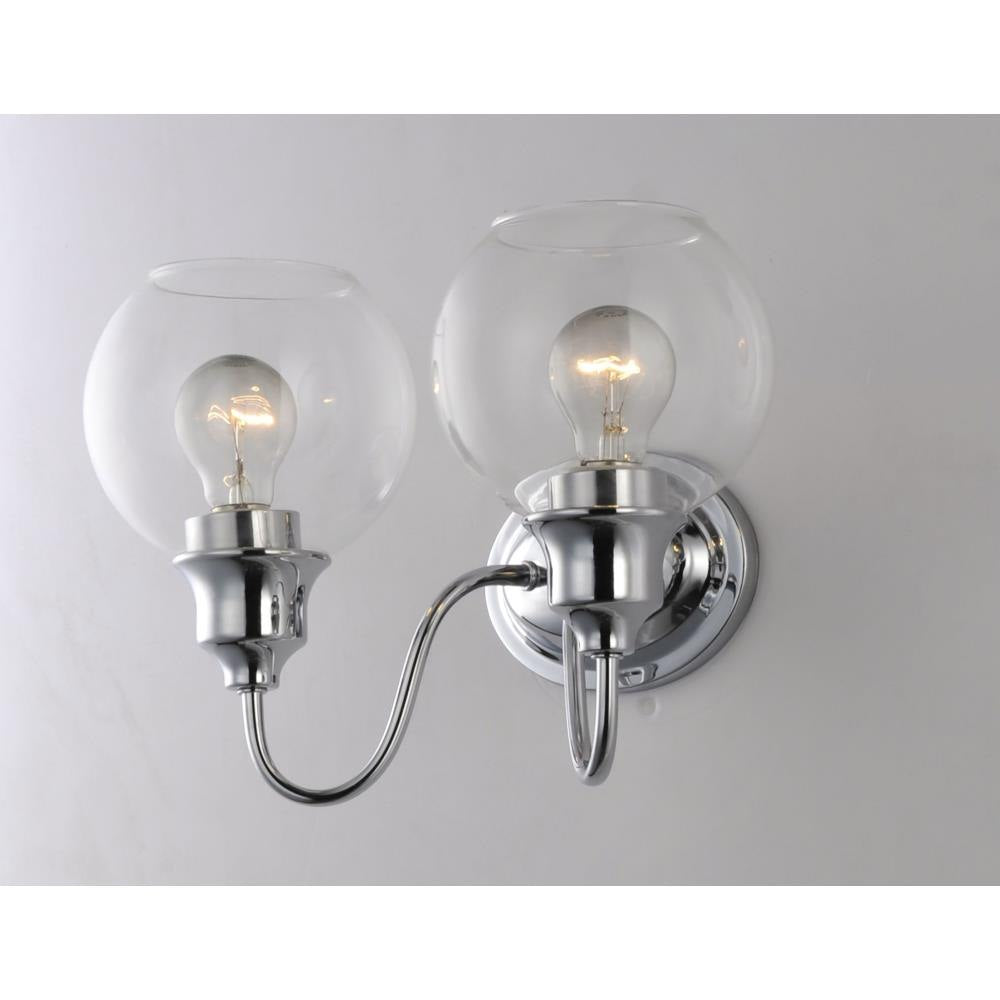 Maxim Lighting 1112CLPC Ballord 2 Light 14 inch Polished Chrome Bath Vanity Wall Light - Angle View