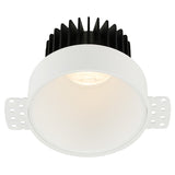 Lotus LED Lights LD4R-5CCT-4R-WR-IT 4" Round Deep Regressed LED Downlight - 15W - White Reflector - Trimless - 27K / 3K / 35K / 4K / 5K - 1,400 Lumens - 120V