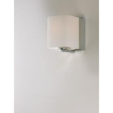 Maxim Lighting 11252SWPC Wrap Polished Chrome Bath Vanity Wall Light - Side Angle View on Wall