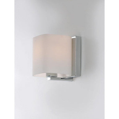 Maxim Lighting 11252SWPC Wrap Polished Chrome Bath Vanity Wall Light - Front View on Wall