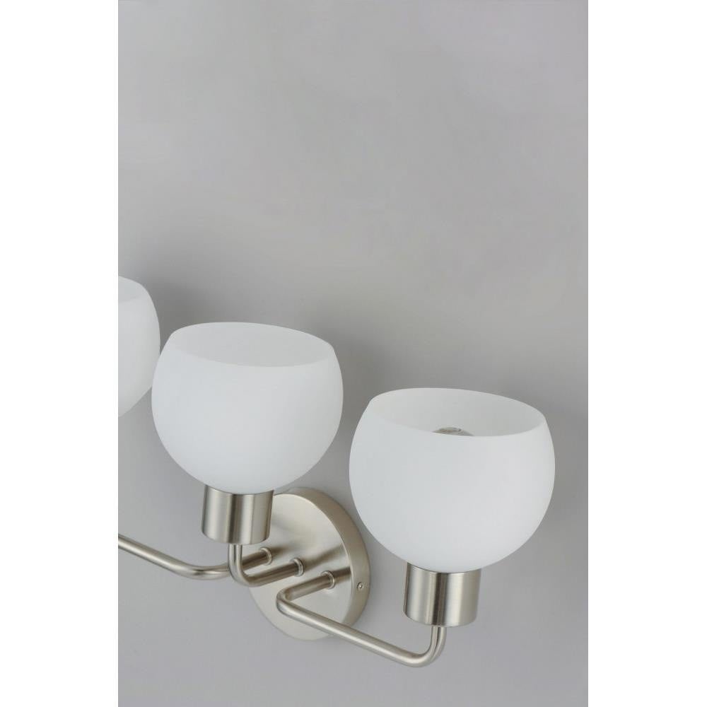 Maxim Lighting 11273SWSN Coraline Satin Nickel Bath Vanity Wall Light Close-Up