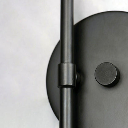 Maxim Lighting 11282BK Tux Wall Sconce - Backplate Detail Close-Up