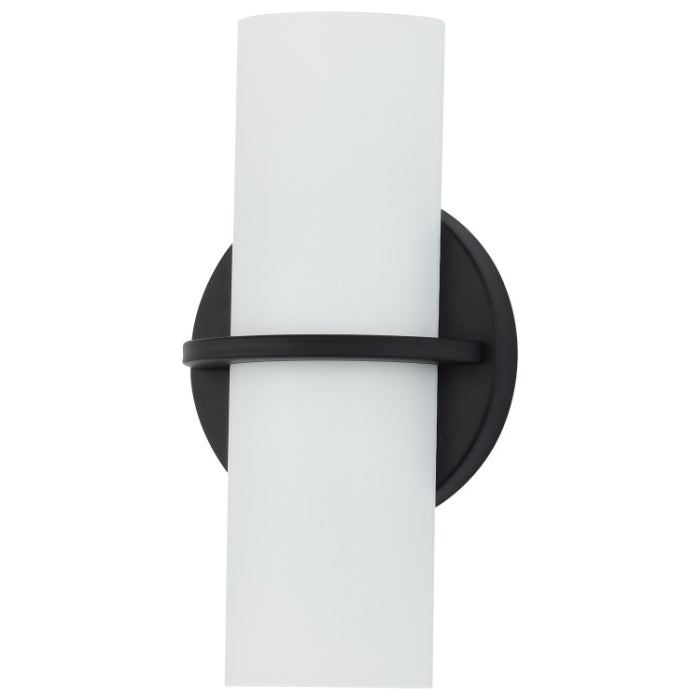 Nuvo 62-186 Tucker LED Wall Sconce, Color Temperature 3000K, Voltage 120V, Aged Bronze / Opal Glass
