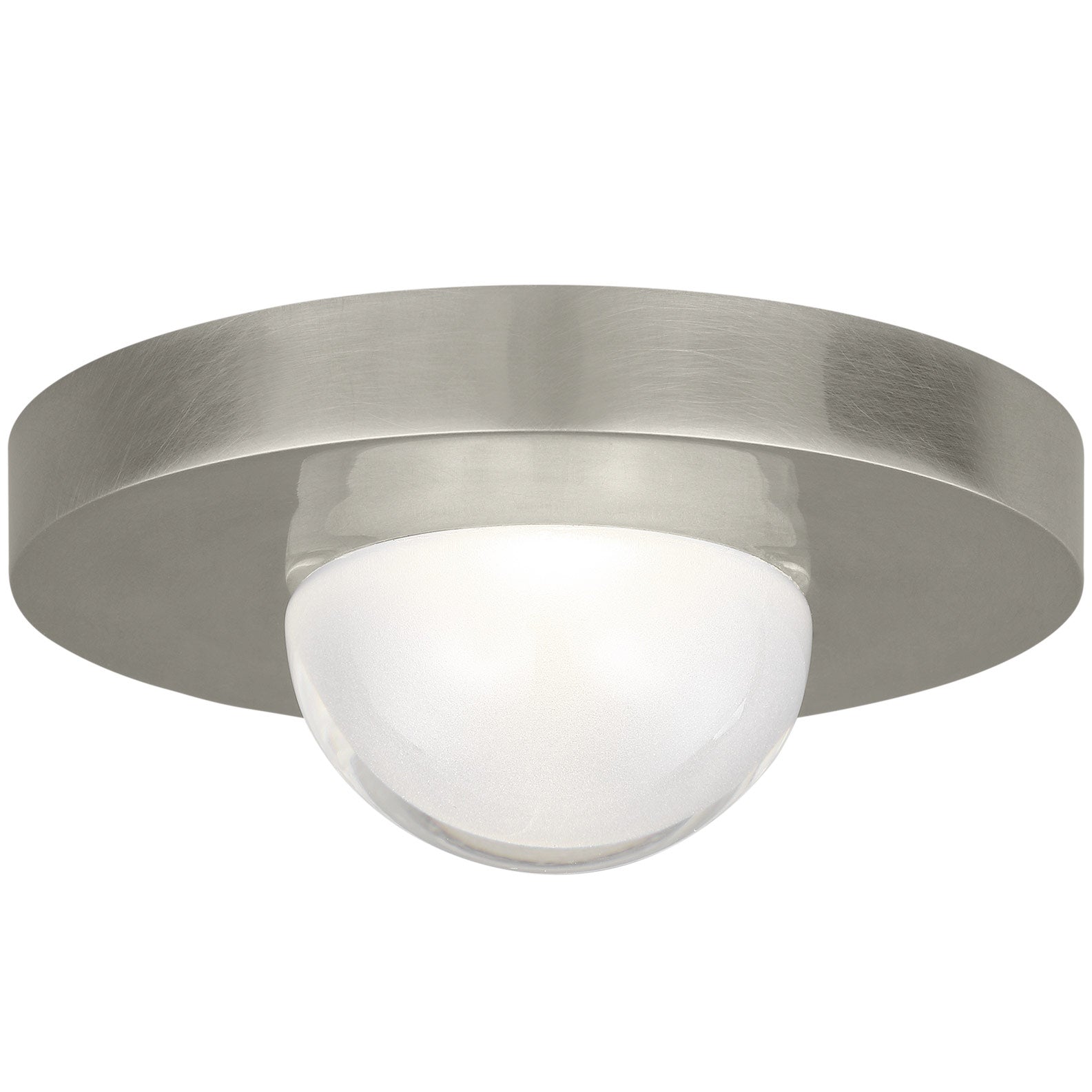 Visual Comfort Architectural 700FMEBL2N-LED927 Kelly Wearstler Ebell Mini 4.5" LED Flush Mount Antique Nickel 2700K
