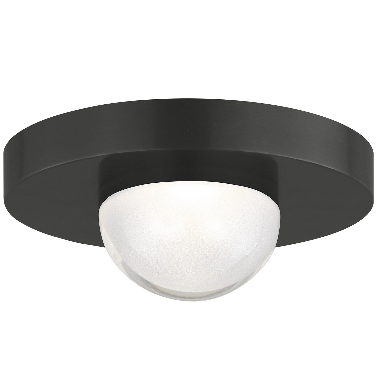 Visual Comfort Architectural 700FMEBL2Z-LED927 Kelly Wearstler Ebell Mini 4.5" LED Flush Mount Dark Bronze 2700K