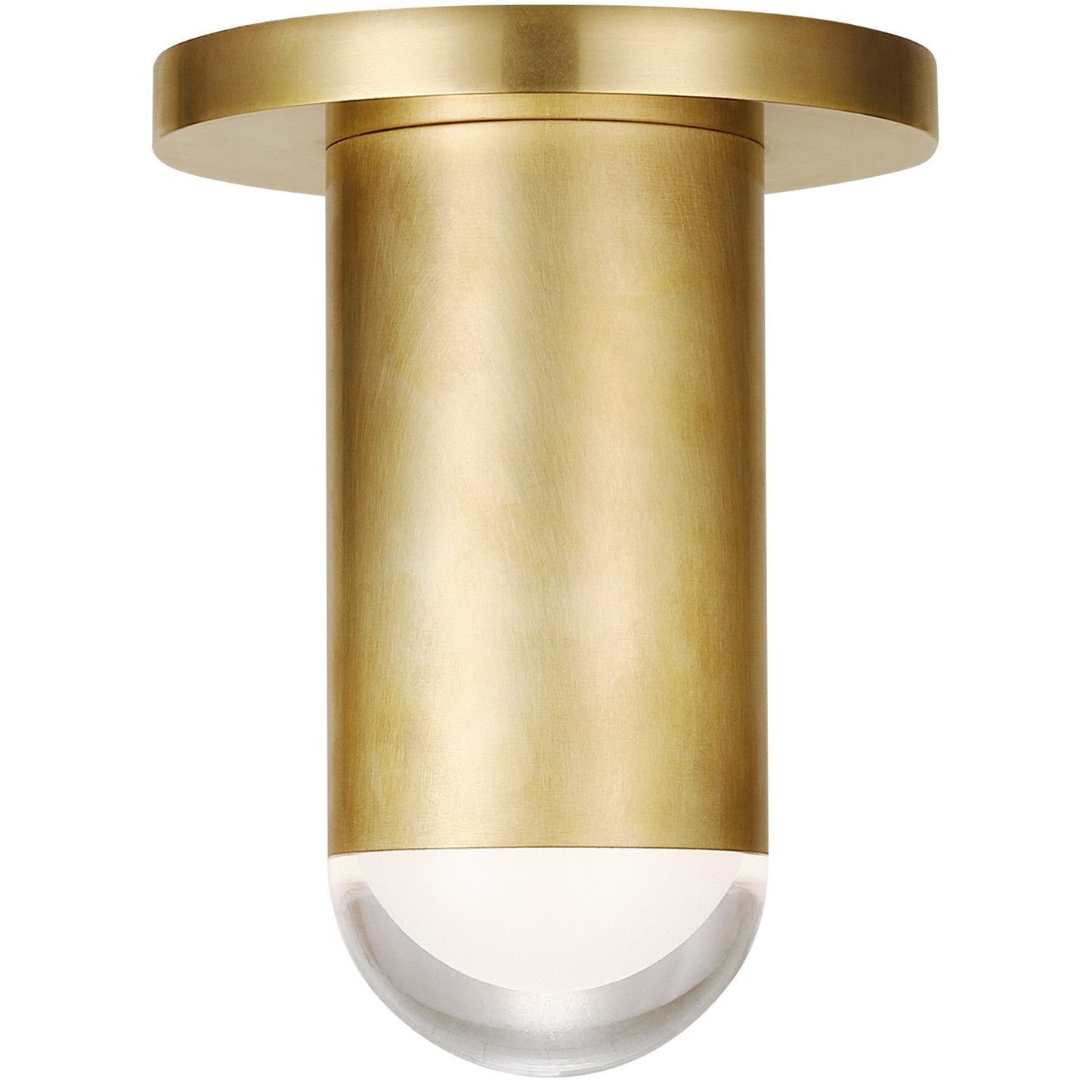 Visual Comfort Architectural 700FMEBL6NB-LED927 Kelly Wearstler Ebell Small 4.5" LED Flush Mount Natural Brass 2700K
