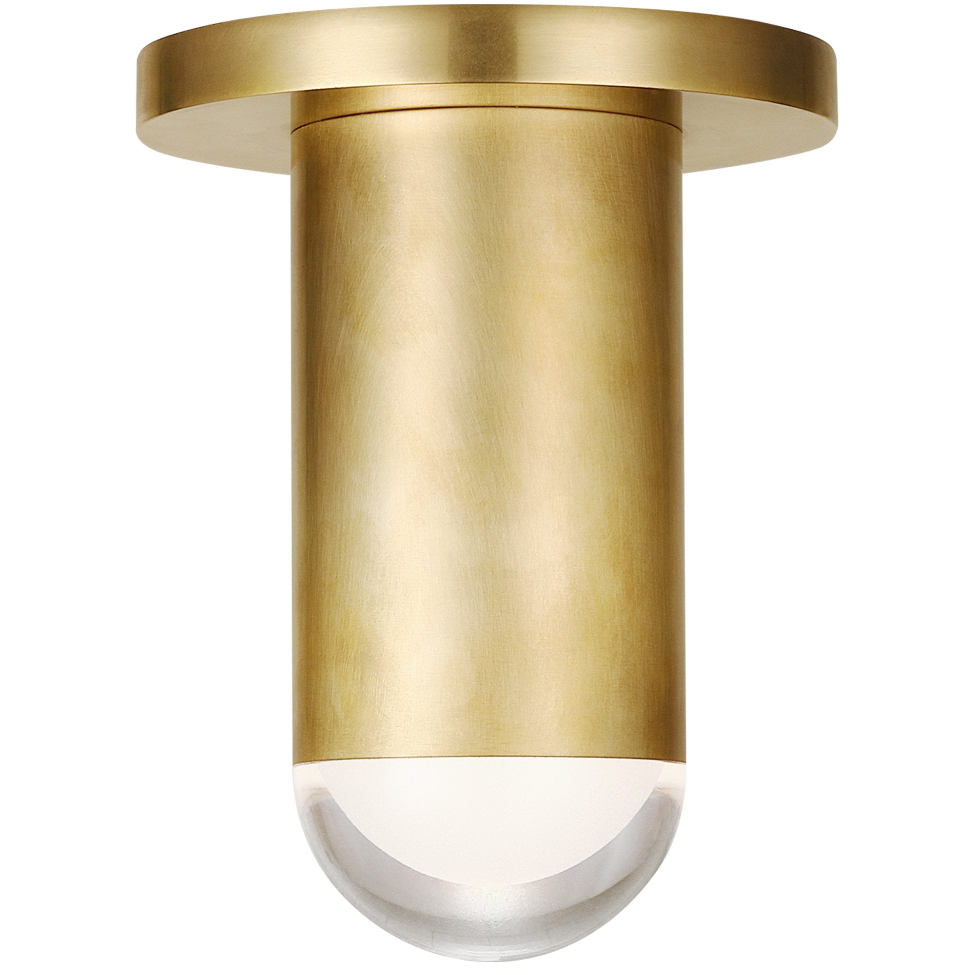 Visual Comfort Architectural 700FMEBL6NB-LED927 Kelly Wearstler Ebell Small 4.5" LED Flush Mount Natural Brass 2700K