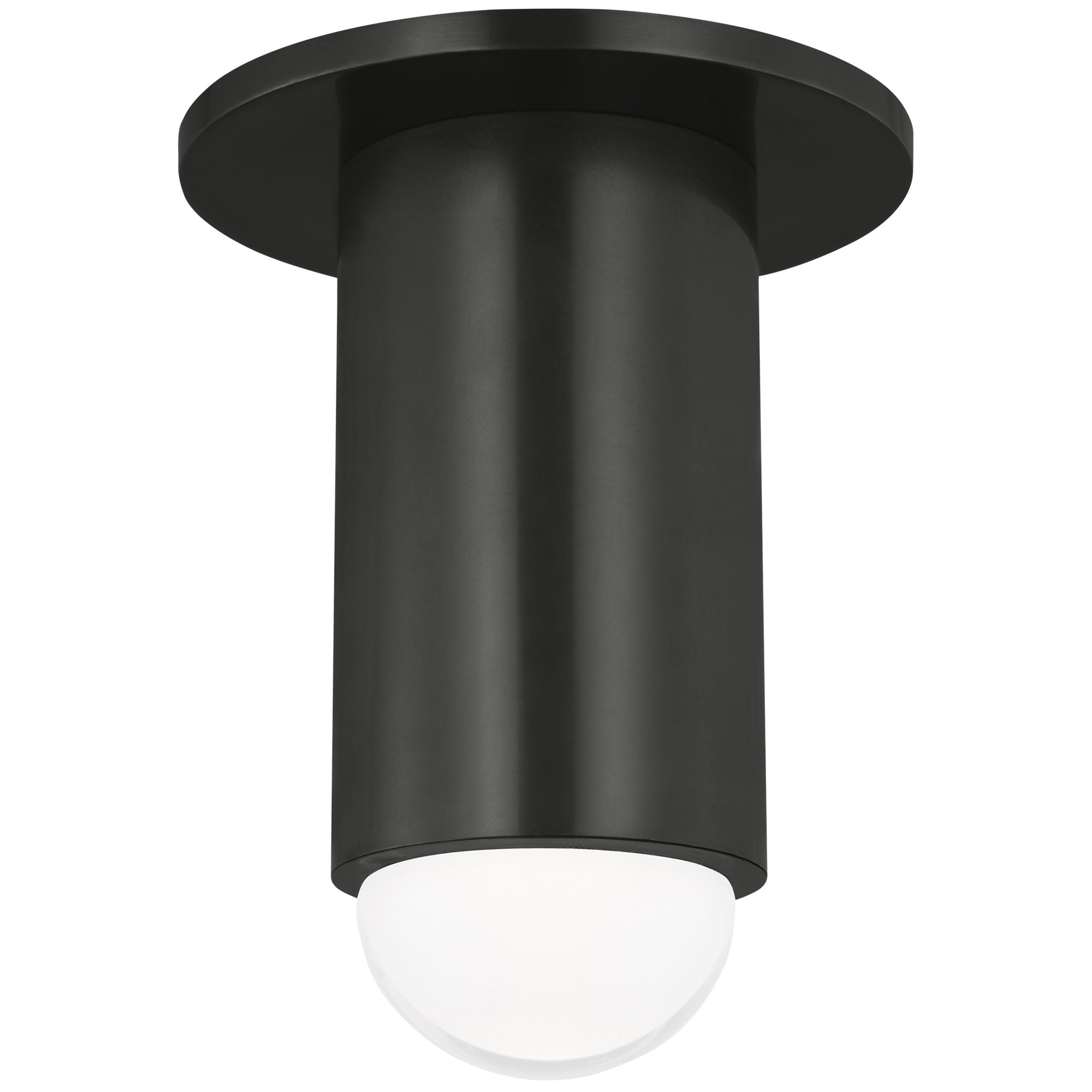 Visual Comfort Architectural 700FMEBL6Z-LED927 Kelly Wearstler Ebell Small 4.5" LED Flush Mount Dark Bronze 2700K