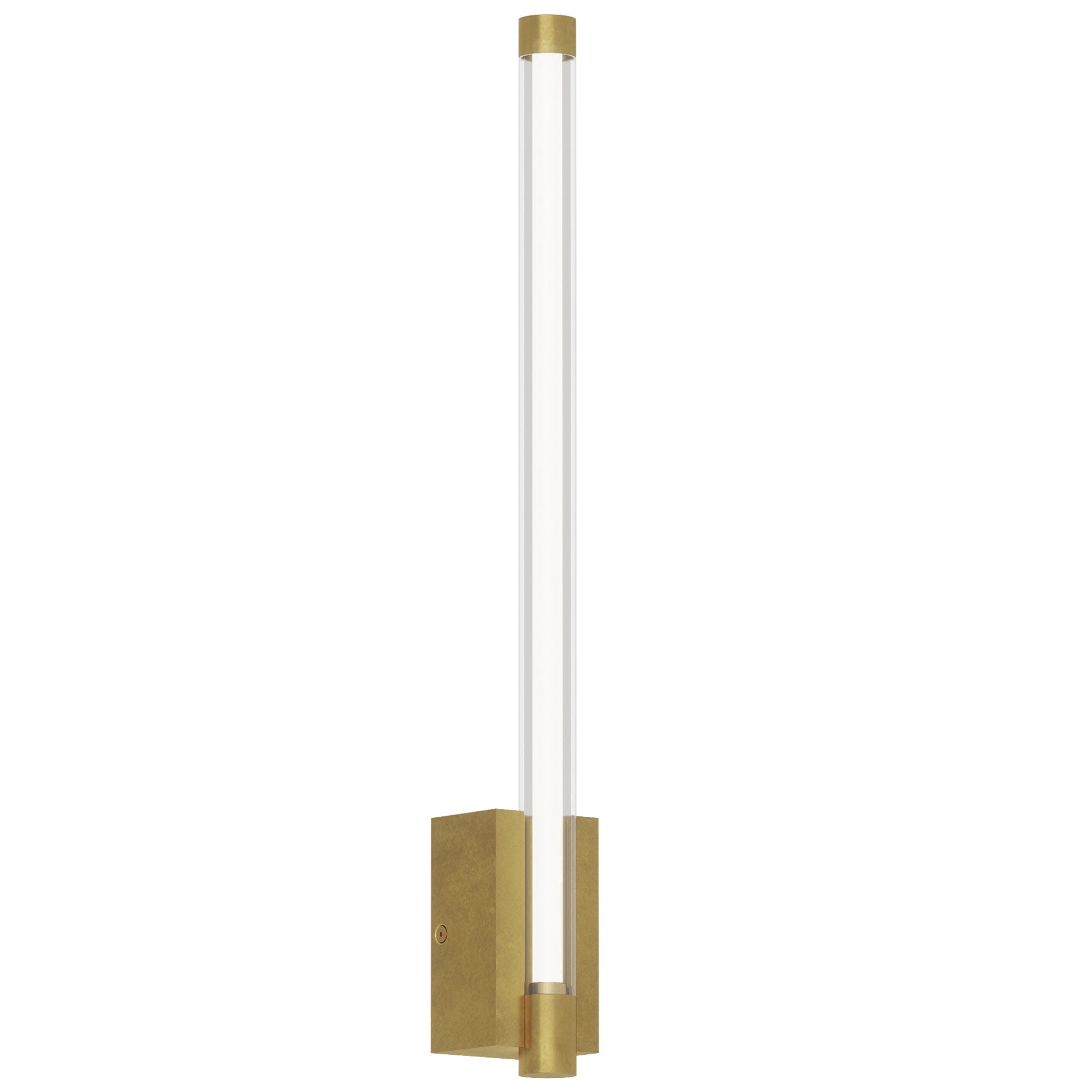 Visual Comfort Architectural 700WSPHB21NB-LED927-277 Kelly Wearstler Phobos 7.7W LED Natural Brass ADA Wall Sconce 2700K Integrated 277V LED