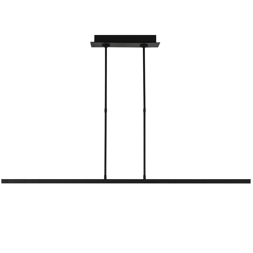 Visual Comfort Architectural 700LSSTG48B-LED927 Mick De Giulio Stagger 48" Nightshade Black Linear LED Suspension Light 2700K