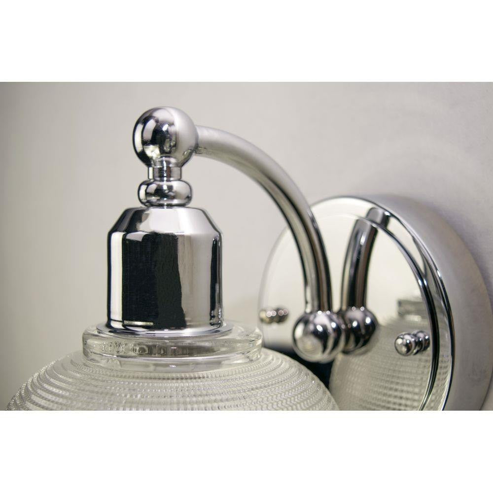 Maxim Lighting 11321CLPC Hollow 1 Light 6 Inch Polished Chrome Wall Sconce - Arm and Socket Detail