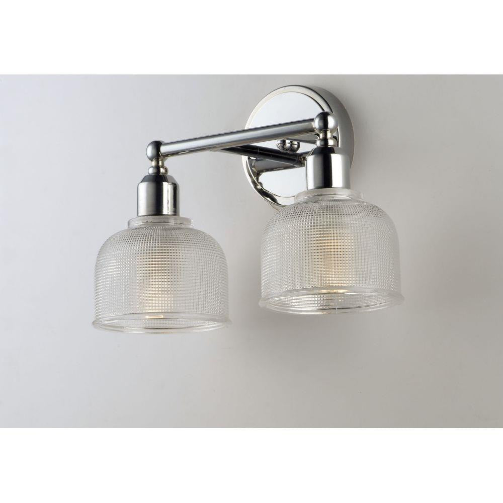 Maxim Lighting 11322CLPC Hollow 2 Light Polished Chrome Bath Vanity Wall Light Side View