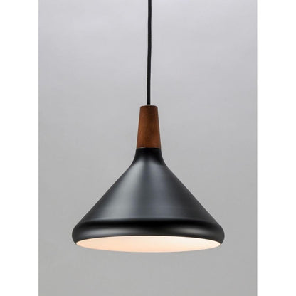 Maxim Lighting 11350WNBK Nordic Mini Pendant in Walnut/Black finish